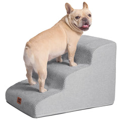 EHEYCIGA curved dog stairs side view for easier furniture access