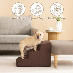 EHEYCIGA dog stairs with non-slip base providing stable footing