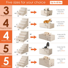 EHEYCIGA non-slip base keeps stairs steady on slick floors.