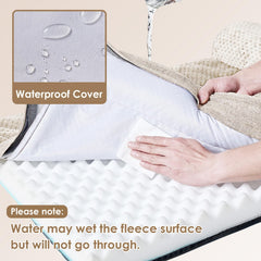 EHEYCIGA egg crate memory foam detail for pressure relief