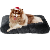 EHEYCIGA fluffy XXL dog crate pad soft surface comforts large dogs during crate time.