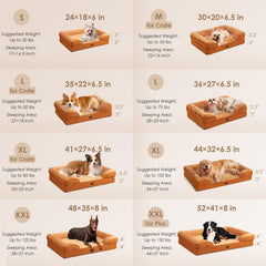 EHEYCIGA memory foam egg crate bed showcases pressure-relieving support for joints.