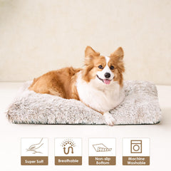 EHEYCIGA non-slip bottom dog bed stays in place for secure, comfortable naps.
