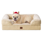 EHEYCIGA orthopedic bed memory foam close-up showing egg-crate support for joint comfort