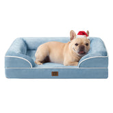 EHEYCIGA orthopedic bed memory-foam side view highlights supportive cushioning.