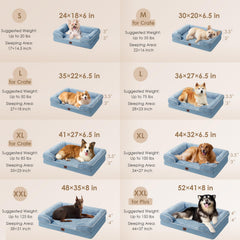 EHEYCIGA orthopedic bed waterproof cover detail for a dry resting surface