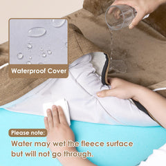 EHEYCIGA waterproof cover protects fleece surface from accidents