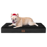 EHEYCIGA orthopedic dog bed top surface delivers plush comfort for small dogs' naps