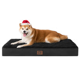 EHEYCIGA orthopedic dog bed with zipper cover for easy washing.