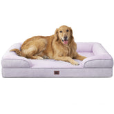 EHEYCIGA orthopedic dog bed 44x32 front view offers roomy comfort for large dogs.