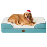 EHEYCIGA orthopedic dog bed extra-large top view shows memory foam for joint support