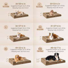 EHEYCIGA orthopedic bed with L-shaped design supports neck and head.