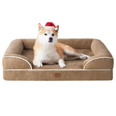 EHEYCIGA orthopedic dog bed large memory foam provides even support for joints and comfort.
