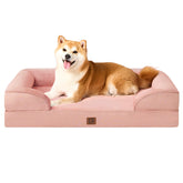 EHEYCIGA orthopedic dog bed with memory foam provides large-dog support.