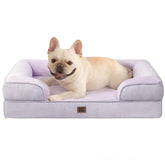 EHEYCIGA orthopedic dog bed memory-foam closeup shows pressure-relief comfort for medium dogs