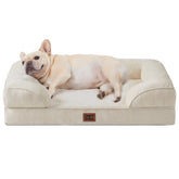 EHEYCIGA orthopedic dog bed memory foam closeup shows even support