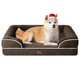 EHEYCIGA orthopedic memory foam bed for large dogs promotes restful, supportive sleep.