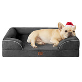 EHEYCIGA orthopedic dog bed memory foam top for joint support and comfort.