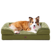 EHEYCIGA orthopedic dog bed memory foam provides joint support and plush comfort.