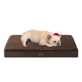 EHEYCIGA orthopedic dog bed with removable cover highlights plush sherpa surface for cozy naps