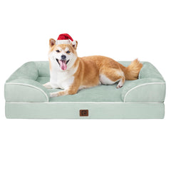 EHEYCIGA orthopedic large dog bed memory foam close-up shows joint pressure relief
