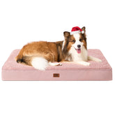 EHEYCIGA orthopedic XL bed top view for large dogs showing spacious resting area