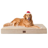 EHEYCIGA orthopedic XL dog bed eggfoam closeup shows supportive foam for joints