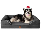 EHEYCIGA orthopedic XL dog bed foam closeup highlighting supportive memory foam