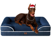 EHEYCIGA orthopedic XL dog bed with memory foam top offers all-day comfort.