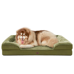 EHEYCIGA orthopedic XL dog bed memory-foam surface supports joints with balanced comfort