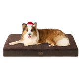 EHEYCIGA orthopedic XL dog bed with sherpa top offers cozy warmth for large dogs
