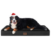 EHEYCIGA orthopedic XXL bed side view shows sturdy support for jumbo dogs.