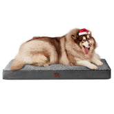 EHEYCIGA orthopedic XXL dog bed top view offers roomy comfort for jumbo dogs.