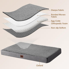 EHEYCIGA bed features non-slip bottom to prevent movement during naps.