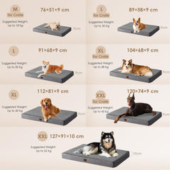 EHEYCIGA bed with sherpa surface for soft, warm resting.