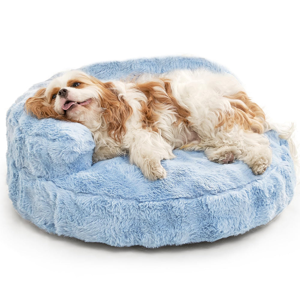 EHEYCIGA small dog bed with bubble fur texture for cozy naps