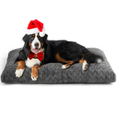 EHEYCIGA washable dog crate bed in XXL crate for cozy naps.