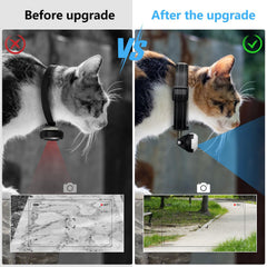 ehomful lightweight pet action camera easy to wear during adventures.