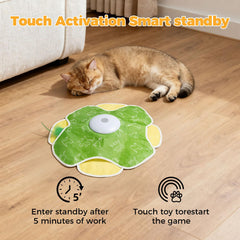 EHWZ real mouse squeaky cat toy highlights realistic sounds for chase games.