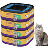 eiekako cat litter refills 28ft roll packaging demonstrates long-lasting odor control for homes
