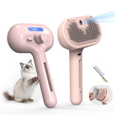 Eilimy Pet Grooming Brush with Electronic Mist Spray ready for gentle deshedding and fur hydration.