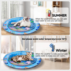 eirix Cat Water Mat features ocean-themed design to attract pets
