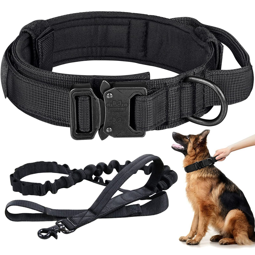 Eitchen Tactical collar close-up shows rugged 1000D nylon and padded neck for comfort