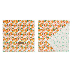 Elegant little tail Christmas bandana folded for easy storage