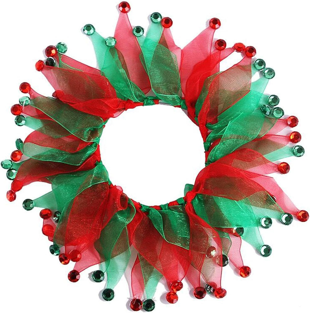 Elegant Little Tail Christmas collar on a small dog boosts festive charm.