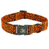 Elegant Little Tail Elegant Tiger Print Collar side view for stylish daily wear