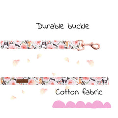 Elegant little tail Soft Handle Leash close-up showing plush cotton feel for comfortable grip