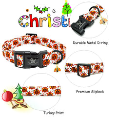 Elegant little tail quick-release buckle collar for easy on off during holiday walks