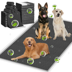 ELEGX charcoal pee pad 36x48 inch size ideal for large-area training and quick cleanup.