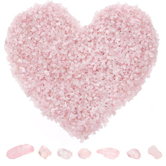 ELFULLY rose quartz chips add soft color to jewelry making and adornments.